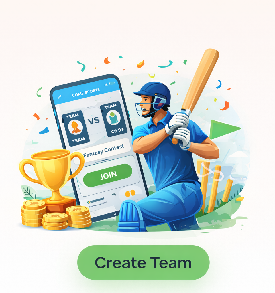 Create Team on Come App vs Dream11